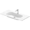Image de Duravit, Lavabo, Sivida lavabo pour meuble, 1 trou pour robinet, sans trop-plein, 1020x485mm, blanc satiné (485 mm, 1020 mm)