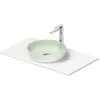 Image de Duravit, Lavabo, Sivida kit lavabo, rond, 400x400mm, incl. console 880x500mm (500 mm, 880 mm)