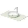 Image de Duravit, Abattant WC, Sivida kit lavabo, rond, 400x400mm, incl. console 880x500mm