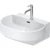 Image de Duravit, Lavabo, Lavabos Balcoon, plage de robinetterie, 1 trou de robinetterie, avec trop-plein, avec robinetterie (480 mm, 600 mm)
