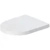 Image de Duravit, Abattant WC, Siège de WC ME by Starck, charnières en acier inoxydable, avec dispositif d'abaissement au