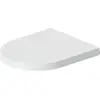 Image de Duravit, Abattant WC, Siège de WC ME by Starck Compact, charnières en acier inoxydable, sans dispositif d'abaiss
