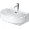 Image de Duravit, Lavabo, Lavabos Balcoon, plage de robinetterie, 1 trou de robinetterie, avec trop-plein, avec robinetterie (480 mm, 650 mm)