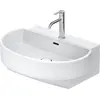Image de Duravit, Lavabo, Lavabos Balcoon, plage de robinetterie, 1 trou de robinetterie, avec trop-plein, avec robinetterie (480 mm, 650 mm)