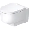 Image de Duravit, Cuvette toilettes + bidet, WC suspendu Balcoon, 540mm, chasse deau basse, rimless, fixation non apparente, 4,5 l, sortie