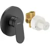 Image de Duravit, Robinetterie de salle de bains, Wave Mitigeur monocommandé encastré Set, 1 consommateur, WA4210007046, WA4210007046