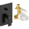 Image de Duravit, Robinetterie de salle de bains, Manhattan Set de mitigeurs encastrés, 2 consommateurs, noir mat, MH4210008046, MH4210008046