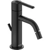 Image de Duravit, Robinet de bidet, Mélangeur bidet avec tige de vidange, finition noire mate