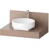Image de Duravit, Console de lavabo, Console Balcoon rectangulaire, 1 découpe au centre, 800x550x370mm, BA90560IFIF0000, BA90560IFIF0000