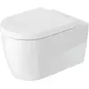 Image de Duravit ME by Starck randloos hangtoilet inclusief toiletbril 37x57x35,5cm Wit