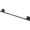 Image de Grohe, Porte-serviettes + crochets pour serviettes, Start Cube QuickFix porte-serviettes de bain, à coller ou à percer, noir mat