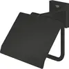 Image de Grohe, Dérouleur de papier toilette, Start Cube QuickFix distributeur de papier toilette, à coller ou à percer, noir mat