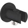 Image de Grohe, Barre de douche + curseur, Coude de sortie Vitalio Universal, à coller ou à percer, noir mat