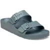 Image de Birkenstock, Hommes, Sandales, Tongs pour homme Arizona Eva Basalt, Gris, Argent, (44)