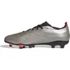 Image de Adidas, Unisexe, Chaussures de football, chaussures de football predator league fg (42 2/3, 42.5), Gris, Rouge, Noir, Argent