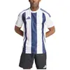 Image de Adidas, Hommes, T-shirt de sport, MAILLOT RAYÉ 24 (L), Bleu, Blanc, L