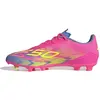 Image de Adidas, Hommes, Chaussures de football, F50 League FG/MG (42 2/3), Multicolore, Pink