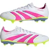 Image de Adidas, Hommes, Chaussures de football, Predator League FG (42 2/3), Blanc, Multicolore