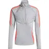 Image de Adidas, Hommes, T-shirt de sport, Tiro 24 Sweatshirt d'hiver (XL), Gris, Rouge, XL