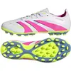 Image de Adidas, Hommes, Chaussures de football, Predator League 2G/3G AG Fussballschuhe (42 2/3), Blanc, Pink