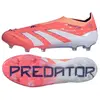 Image de Adidas, Hommes, Chaussures de football, Predator Elite Laceless (40), Orange, Bleu, Blanc