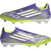 Image de Adidas, Hommes, Chaussures de football, F50 League sans lacets FG/AG (46), Violet, Jaune, Multicolore, Blanc