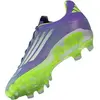 Image de Adidas, Hommes, Chaussures de football, F50 PRO MG PURRUS/FTWWHT/LUCLEM Taille : 10 (44 2/3), Jaune, Blanc, Violet