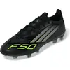 Image de Adidas, Hommes, Chaussures de football, F50 PRO FG CBLACK/IRONMT/LUCLEM 7.5 (41 1/3), Argent, Jaune, Gris, Noir