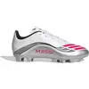 Image de Adidas, Garçons, Chaussures de football, F50 Messi Club FG/AG (37 1/3), Rouge, Argent, Blanc
