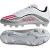 Image de Adidas, Garçons, Chaussures de football, F50 Messi Club FG/AG (38), Blanc, Rouge, Argent