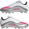 Image de Adidas, Garçons, Chaussures de football, F50 Messi Club FG/AG (33), Rouge, Argent, Blanc