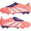 Image de Adidas, Garçons, Chaussures de football, Predator League FT FG/AG (36 2/3), Blanc, Orange, Bleu