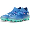 Image de Puma, Unisexe, Chaussures de football, FUTURE 7 MATCH FG/AG Jr (34), Multicolore, Bleu