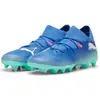 Image de Puma, Garçons, Chaussures de football, FUTURE 7 MATCH FG/AG Jr (37.5), Bleu
