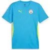 Image de Puma, Hommes, Maillot de football, Maillot d'entraînement MCFC (L), Jaune, Bleu, L