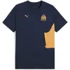 Image de Puma, Hommes, T-shirt de sport, Tee de poche OM PUMATECH (XS), Bleu, XS