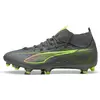 Image de Puma, Unisexe, Chaussures de football, ULTRA 5 MATCH+ FG/AG (44), Gris, Argent, Bleu