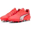 Image de Puma, Hommes, Chaussures de football, King Ultimate Fg/Ag (44), Rouge, Blanc