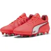 Image de Puma, Unisexe, Chaussures de football, King Ultimate Fg/Ag (42), Blanc, Rouge