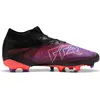 Image de Puma, Unisexe, Chaussures de football, Future 8 Pro Fg/Ag (44.5), Noir, Rouge, Blanc