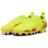 Image de Puma, Garçons, Chaussures de football, FUTURE 8 PLAY FG/AG Jr (36), Noir, Jaune