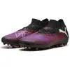 Image de Puma, Unisexe, Chaussures de football, Future 8 Pro mg (41), Noir