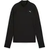 Image de Puma, Femmes, T-shirt de sport, W Run Velocity Cloudspun 1/4 Zip (XL), Noir, XL