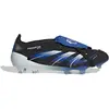 Image de Adidas, Hommes, Chaussures de football, Predator Elite à Langue Pliante pour Terrain Ferme (45 1/3), Noir