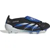 Image de Adidas, Hommes, Chaussures de football, Prédateur Elite Langue Rabattable Terrain Ferme (43 1/3), Noir