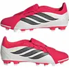 Image de Adidas, Garçons, Chaussures de football, Predator Club FT FG/MG (36 2/3), Blanc, Noir, Rouge