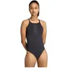 Image de Adidas Maillot De Bain 3 Stripes High Neck 2-way Straps Peachsoft 38