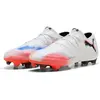 Image de Puma, Unisexe, Chaussures de football, FUTURE 8 ULTIMATE basse FG (46), Noir, Rouge, Blanc