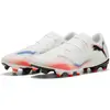 Image de Puma, Hommes, Chaussures de football, FUTURE 8 MATCH Low FG/AG (40.5), Blanc, Orange, Rouge, Noir