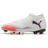 Image de Puma, Hommes, Chaussures de football, Future 8 Pro Fg/Ag (42.5), Orange, Noir, Blanc